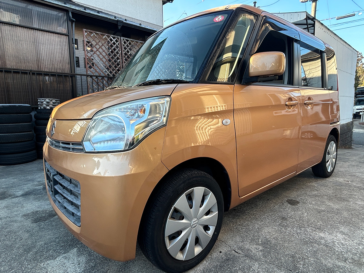 スズキ／スペーシア｜京都府・亀岡市で激安中古車や軽自動車をお探しなら、浅田自動車商会へ！お買い得な中古車を厳選しております。車検や定期メンテナンスもお任せください。