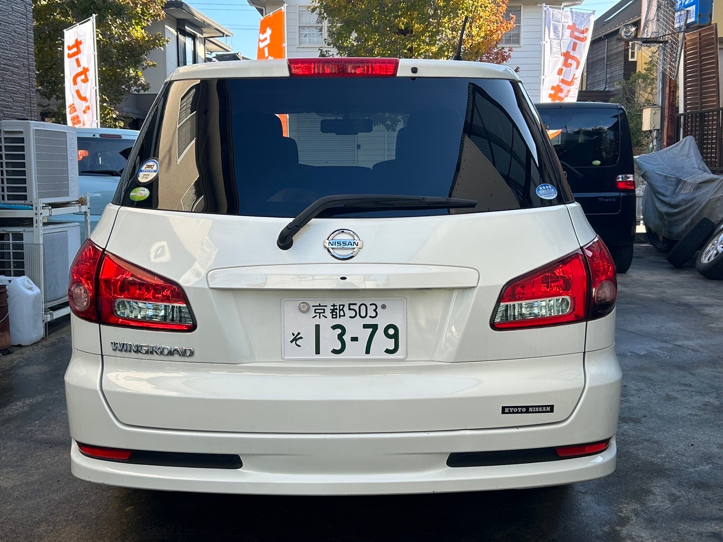 日産／ウイングロード1.5｜京都府・亀岡市で激安中古車や軽自動車をお探しなら、浅田自動車商会へ！お買い得な中古車を厳選しております。車検や定期メンテナンスもお任せください。