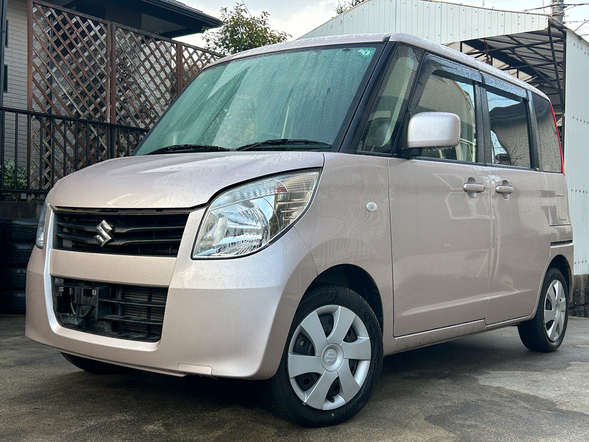 スズキ／パレット　660 X ドライブレコーダー 左パワースライドドア（ブルームピンクメタリック）｜京都府・亀岡市で激安中古車や軽自動車をお探しなら、【浅田自動車商会】へ！お買い得な中古車を厳選しております。車検や定期メンテナンスもお任せください。