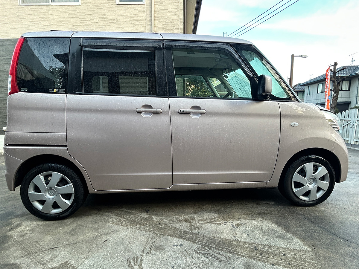 スズキ／パレット　660 X ドライブレコーダー 左パワースライドドア（ブルームピンクメタリック）｜京都府・亀岡市で激安中古車や軽自動車をお探しなら、【浅田自動車商会】へ！お買い得な中古車を厳選しております。車検や定期メンテナンスもお任せください。