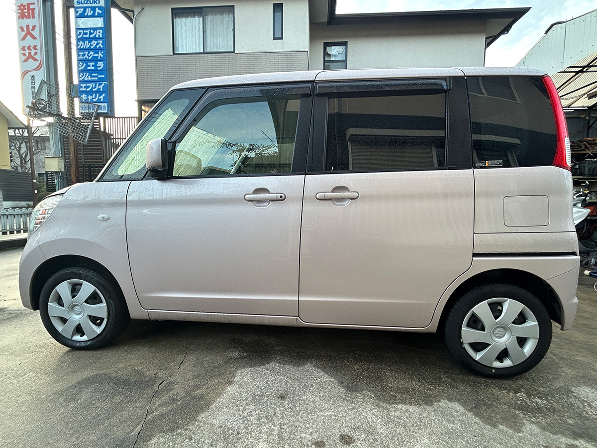 スズキ／パレット　660 X ドライブレコーダー 左パワースライドドア（ブルームピンクメタリック）｜京都府・亀岡市で激安中古車や軽自動車をお探しなら、【浅田自動車商会】へ！お買い得な中古車を厳選しております。車検や定期メンテナンスもお任せください。