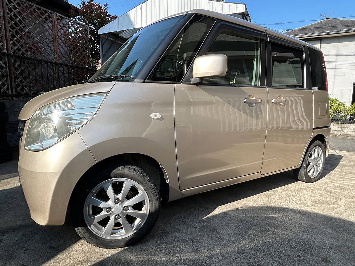 スズキ／パレット　660 X　ドライブレコーダー ナビ ETC 左PSD （クリアベージュメタリック）｜京都府・亀岡市で激安中古車や軽自動車をお探しなら、【浅田自動車商会】へ！お買い得な中古車を厳選しております。車検や定期メンテナンスもお任せください。