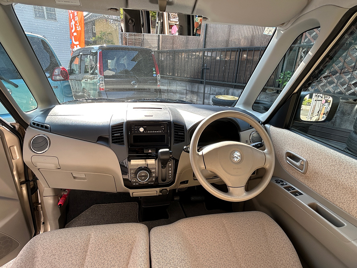 スズキ／パレット　660 X　ドライブレコーダー ナビ ETC 左PSD （クリアベージュメタリック）｜京都府・亀岡市で激安中古車や軽自動車をお探しなら、【浅田自動車商会】へ！お買い得な中古車を厳選しております。車検や定期メンテナンスもお任せください。