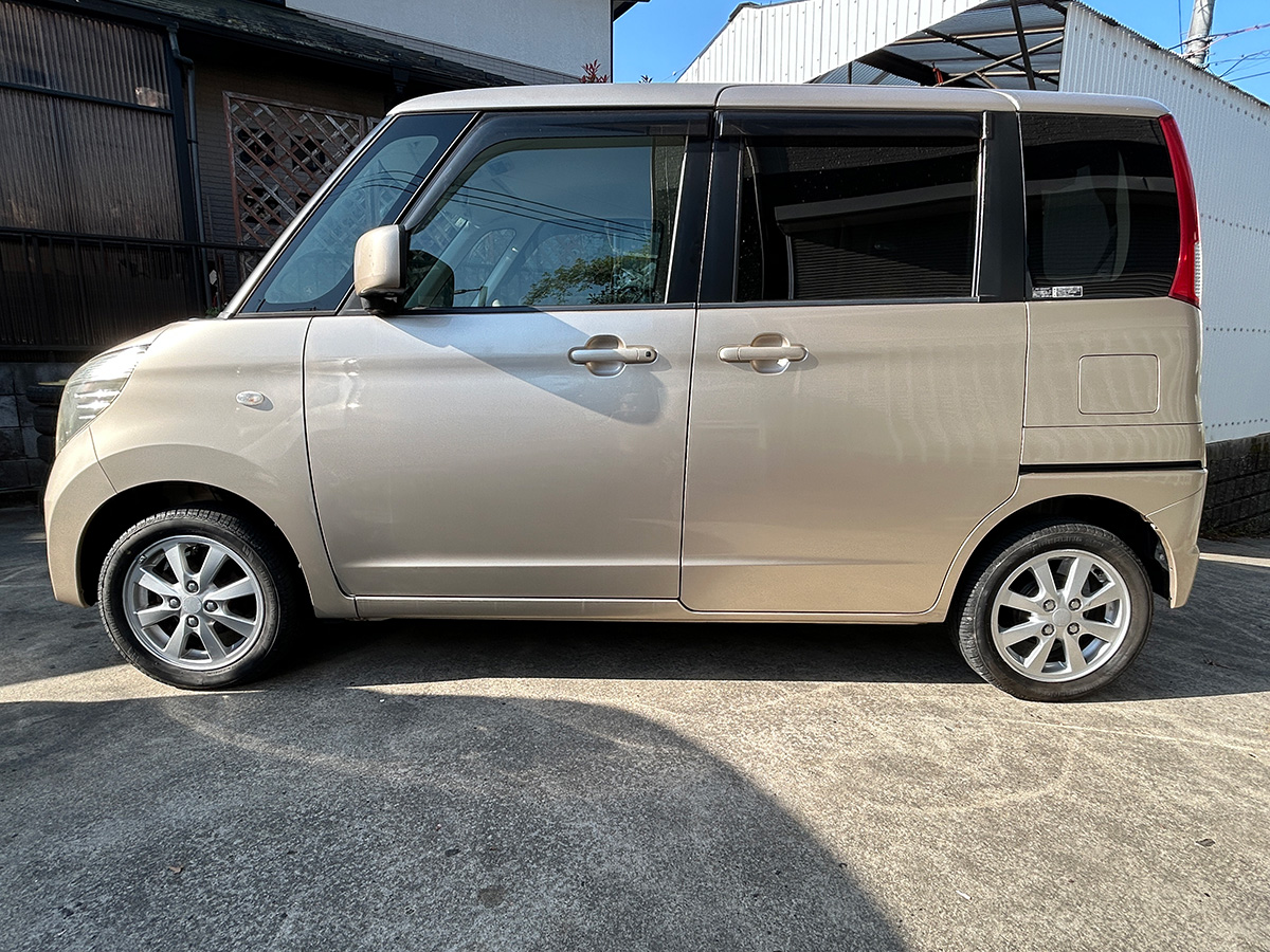 スズキ／パレット　660 X　ドライブレコーダー ナビ ETC 左PSD （クリアベージュメタリック）｜京都府・亀岡市で激安中古車や軽自動車をお探しなら、【浅田自動車商会】へ！お買い得な中古車を厳選しております。車検や定期メンテナンスもお任せください。