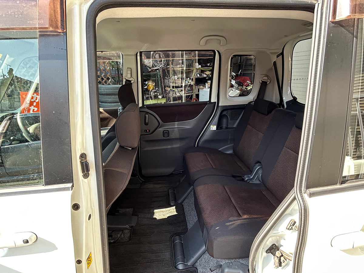 日産／ルークス　660 ハイウェイスター（スノーパールホワイト3コートパール）｜京都府・亀岡市で激安中古車や軽自動車をお探しなら、【浅田自動車商会】へ！お買い得な中古車を厳選しております。車検や定期メンテナンスもお任せください。