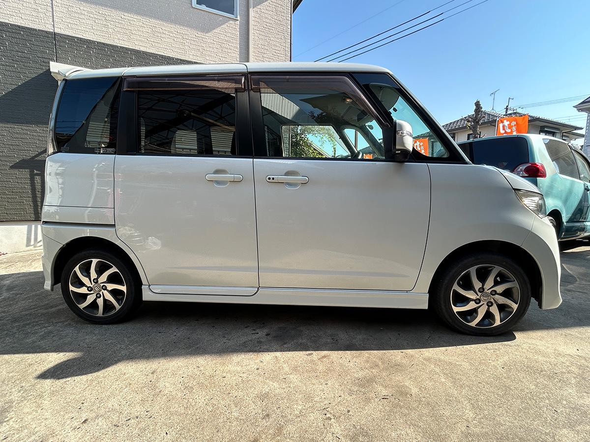 日産／ルークス　660 ハイウェイスター（スノーパールホワイト3コートパール）｜京都府・亀岡市で激安中古車や軽自動車をお探しなら、【浅田自動車商会】へ！お買い得な中古車を厳選しております。車検や定期メンテナンスもお任せください。