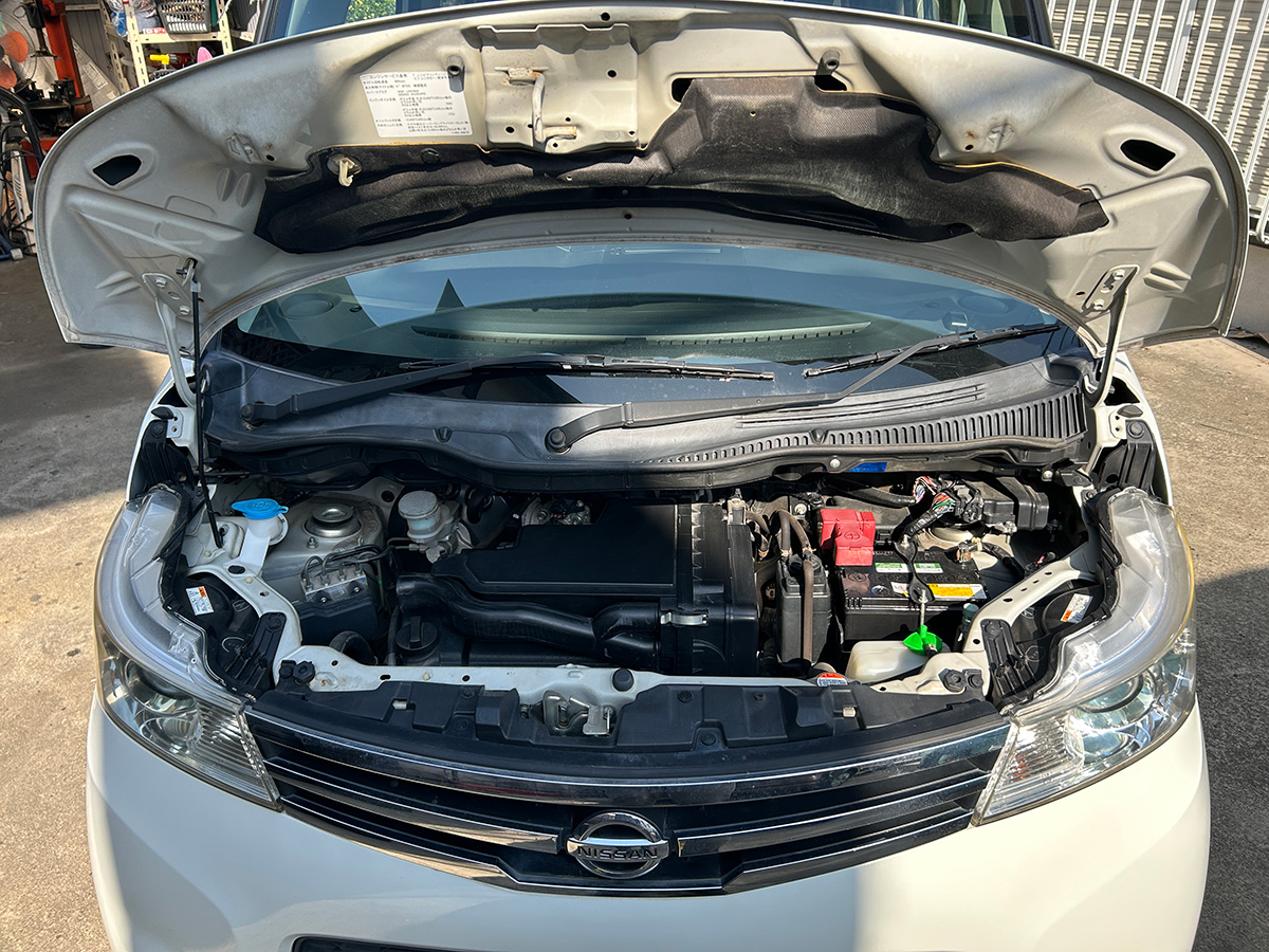 日産／ルークス　660 ハイウェイスター（スノーパールホワイト3コートパール）｜京都府・亀岡市で激安中古車や軽自動車をお探しなら、【浅田自動車商会】へ！お買い得な中古車を厳選しております。車検や定期メンテナンスもお任せください。