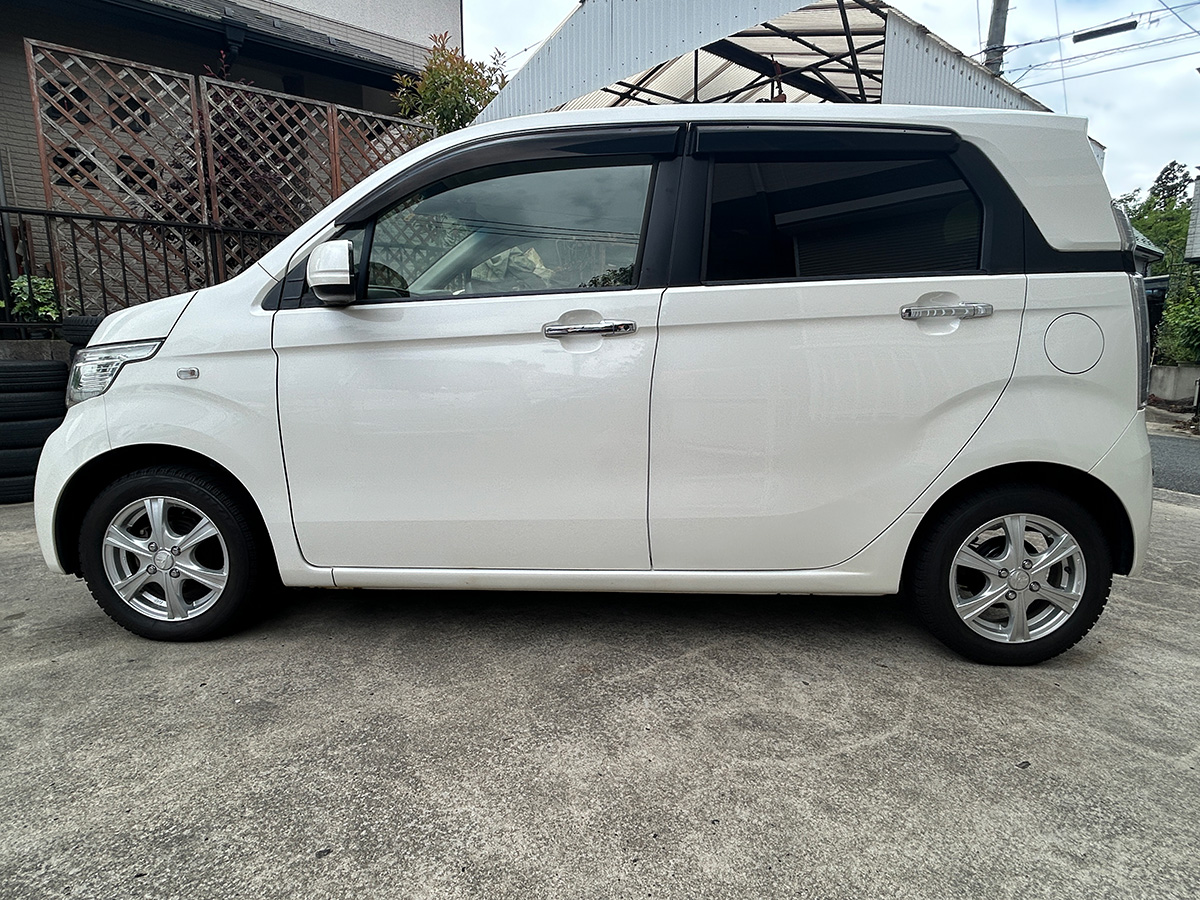 ホンダ／N-WGN　660 G SSパッケージ　新品タイヤ ドラレコ コーナーセンサー （プレミアムホワイト・パールII）｜京都府・亀岡市で激安中古車や軽自動車をお探しなら、【浅田自動車商会】へ！お買い得な中古車を厳選しております。車検や定期メンテナンスもお任せください。
