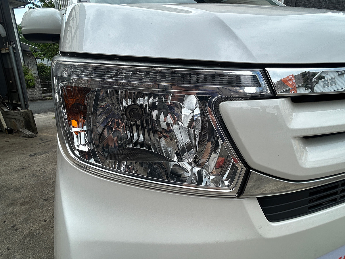 ホンダ／N-WGN　660 G SSパッケージ　新品タイヤ ドラレコ コーナーセンサー （プレミアムホワイト・パールII）｜京都府・亀岡市で激安中古車や軽自動車をお探しなら、【浅田自動車商会】へ！お買い得な中古車を厳選しております。車検や定期メンテナンスもお任せください。