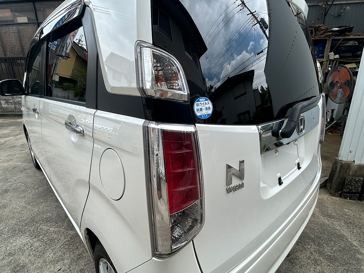 ホンダ／N-WGN　660 G SSパッケージ　新品タイヤ ドラレコ コーナーセンサー （プレミアムホワイト・パールII）｜京都府・亀岡市で激安中古車や軽自動車をお探しなら、【浅田自動車商会】へ！お買い得な中古車を厳選しております。車検や定期メンテナンスもお任せください。