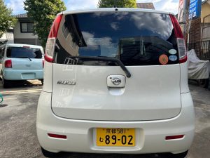 日産／モコ　660 E ショコラティエ　ナビ　ETC スマートキー （パール）