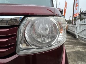ホンダ／N-BOX　GLパッケージ（レッド）｜京都府・亀岡市で激安中古車や軽自動車をお探しなら、【浅田自動車商会】へ！お買い得な中古車を厳選しております。車検や定期メンテナンスもお任せください。